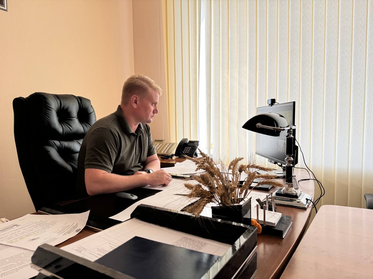 Вице-премьер Артём Крамаренко в формате ВКС принял участие в заседании комиссии Госсовета по направлению «Сельское хозяйство»